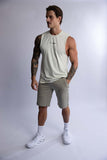 HARD HITTERS MEN'S CREW COTTON TANK MINT MEDIUM V697-MENS-CREW-COTTON-TANK-MINT-MEDIUM