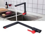 G7/8 Faucet 304 Stainless Steel Rotatable Water Tap Hot Cold Mixing for Bathroom Wash Basin V1294-YM0901-3112200142411