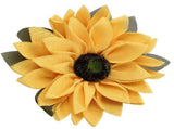 Sunflower Wreath for Front Door Round Artificial Yellow Sunflower Wreath for Front Door Window Party V1294-YM0703-3115230043211