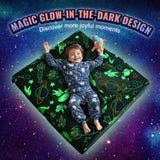 Modular Kids Play Couch 4Pcs DIY Glow in the Dark Toddler Chair Grey V952-ETSF411849YC8HY99V0