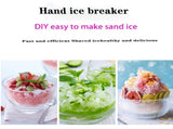 1 Multi-Function Shaved Ice Machine and Snow Ice Maker Compact Manual Ice Shaver with Smoothie and V1232-PBJ001