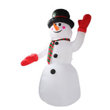 8FT Tall Christmas Inflatable Snowman Christmas Inflatables Outdoor Courtyard Yard V1294-YM0901-3115230124013