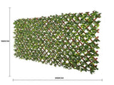 Premium Jasmine Artificial Hedge Extendable Trellis / Screen 2 Meter By 1 Meter UV Resistant V637-DP10786514
