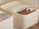 Airtight Pet Food Storage Container for Dog Cat Food Up to 10lbs Large Dry Food Bin with Measuring V1189-LWWAL-20260401-05498
