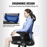 Mesh Chair, Adjustable High Back Desk Chair with Mesh Seat, Angle and Height Adjustable Home V952-XZKBYTQZYK00ZJ8S1V0