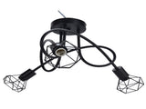 3 Heads Pendant Light Hollow Iron Ceiling Lamp Base for Bedroom Dining Room Living Room for E14 Bulb V1294-YM0523-3119210252211