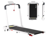 Everfit Treadmill Electric Walking Pad with Incline Foldable for Home Gym White TMILL-400H-INC-WH
