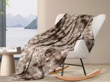 Dreamz Luxury Tie-dyed Blanket Brown 152cm x 203cm BK1025-M-BR_NZ