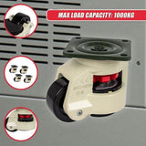 Leveling Casters Swivel Workbench Adjustable Wheel 1000KG Retractable 4PCS V63-837261