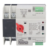 Automatic Transfer Transfer Changeover Switch, PC Grade 2P Dual Power Automatic Transfer Switch for V1366-AZ2-W-19101