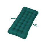 Outdoor Chair Seat Cushion With Ties, Tufted Patio Furniture Replacement Pad, 14 x 28 in V1237-MS-724-039