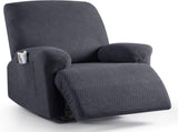 Recliner Covers, Stretch Reclining Chair Covers, Recliner Sofa Slipcovers Stripe Jacquard Recliner V1258-DP02-C-1274