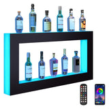 VEVOR LED Lighted Liquor Bottle Display Bar Shelf RF & App Control 1210 mm V952-KZXBGLED248RFXCBHV3