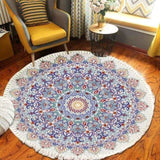 SOGA 120cm Mandala Area Rug for Living Room Lounge, Bedroom, Anti-slip Doormat, Home Decor CARPETXLS14LGE