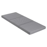 Giselle Foldable Mattress Folding Sofa Bed Trifold Memory Foam Camping Cushion Mat FOAM-MFM-TRIO-DUAL-GY