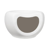 YES4PETS Cat Kitten Bed Cave Small Dog House Kennel Plastic Pet Pod Bedding Igloo White V278-BP200-CAT-NEST-WHITE