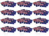 12x Australian Hand Flags Set of 8 Perfect for Australia Day Celebrations V563-13267_12X