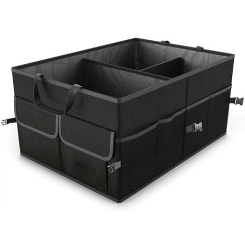 NNEOBA Car Storage Collapse Trunk Back Bin Bag Caddy Organizer Ford Hyundai Automobiles Interior V728-34003205-BLACK