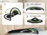 Everfit 40inch Fitness Foldable Trampoline Jumping Rebounder Home Gym Handrail TRAMPO-D-FOLD40-R-GN