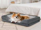 Pawz Orthopedic Memory Foam Pet Bed Dog Washable Mat PT1289-L-GY