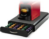 CARLA HOME Coffee Pods Holder Storage Drawer Compatible with 60 Nespresso Pods for Kitchen Storage & LSB-36060