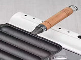 Sausage Grilling Professional Efficient Prevents Stick Spill Proof Thickened Cast Iron Sausage V1294-YM0901-3118240108511