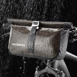 Bike Roll Bag Handlebar Panniers MTB Road Hyybrid Cruiser Commute Bike Scooter Large 5-6L Capacity V382-ROLLBAGRBGREY