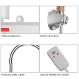 Tankless Instant Electric Hot Water Heater System Instant Hot Water Shower Heat V201-HS001WH-AU