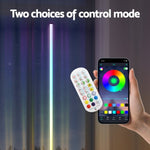 Artiss RGB LED Floor Lamp Remote Control Corner Light Stand Gaming Room 150CM LAMP-FLOOR-RGB-150-BK