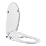 Cefito Non Electric Bidet Toilet Seat O-Shape Dual Nozzle Soft Close WaterMark DIY BIDET-N-ELEC-A106-WH