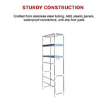 Storage Shelves Shelf 3 Tier Rack Portable Laundry Stand Unit Organiser V63-827801