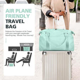Weekender Travel Duffle Bag with Trolley Sleeve, Small Gym and Overnight Bag for Carry On Flights, V1189-LC-AMZ-00115