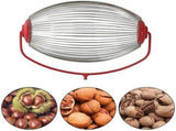 Nut Gatherer Fruit Picker with Telescopic Aluminum Handle for Picking Nuts and Fruits, 18-41 Inch V1237-ZY-917-262