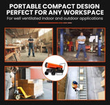 UNIMAC 50KW Portable Industrial Diesel Direct Forced Air Space Heater, Commercial Grade for V219-UMDHVP05A