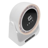 Desk Fan with Digital LED Display Personal Wall Mounted Table Fan 6 Inch for Home Office 5 Wind V1294-YM0901-3113250066211