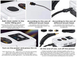 Handheld Multi-surface Cleaner with 4pcs Accessories Touch Screen 6 Levels Adjustable 15s Fast V1294-YM0901-H49041C-EU