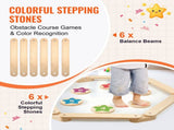 Kids Balance Beam Stepping Stones Gymnastics Children Balance Board 6 PCS V952-ETPHMMZGM6B6L7L2DV0