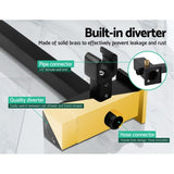 Cefito 8'' Rain Shower Head Set Handheld Square High Pressure Mixer Tap Black SHOWER-A2-SQ-8-BK-MIXER