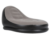 Modern Inflatable Folding Recliner Sofa Chair with Footstool for Living Room Balcony Garden V1294-YM0901-3116200046411