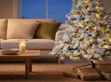 Christabelle 2.3m 7.5ft Snowy Dorset Pine Christmas Tree Pre Lit Multi Function LED Lightly Flo 112_WFLSD75