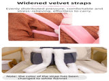 Grey 2-in-1 Ultra-Soft Plush Pet Carrier & Mobile Bed - Portable & Lightweight Cute Cat Ear Design V888-ELOSUNG45395