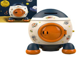 Cartoon Style Space Rocket Piggy Bank Money Bank Money Saving Jar Boys Girls Gift Morandi Blue V1294-YM0703-3117230042011