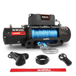 X-BULL Electric Winch 12V 12000LBS/5454kg 26M Synthetic Rope Wireless Remote 4WD 4X4 V211-AUEB-XBEW006