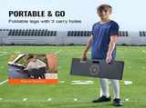 Soccerer Board, 40"X12" Portable Soccer Wall with 2 Angles, Foldable HDPE Kickback V952-ZQHDBHDPEL40B7CZKV0