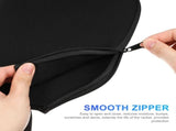2Pcs Paddle Case Black Durable Rubber Cover Lightweight Holder for Beach and Park V1192-AZ-W-22618