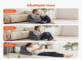 Reading Pillow, Backrest Support Pillow with Arm and 3 Pockets, Large Size Bed Pillow with Removable V952-CSYDZHS00000R36OL001V0