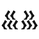 10X Rexy 3D Seamless Crew Socks Large Slim Breathable BLACK V274-GM-RX3DCW-L10-BK