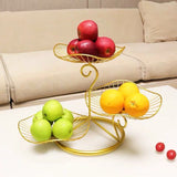 Nordic Style 3 Tier Fruit Basket Modern Multi Layer Fruit Snack Storage Basket for Living Room V1294-YM0717-3118220186211