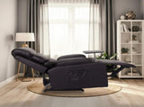 8-Point Electric Massage Recliner Chair - PU Leather Electric Lounge Sofa Armchair HARLOW BROWN V274-FT-MRC-6175PU-DBN