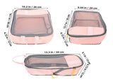 3-Piece Travel Packing Cubes Set with Oxford Cloth for Organized and Efficient Luggage Storage V1366-AZ2-W-22358